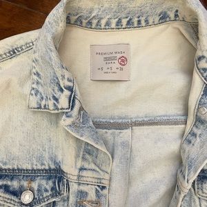 Retro Oversized jean jacket washed like colour